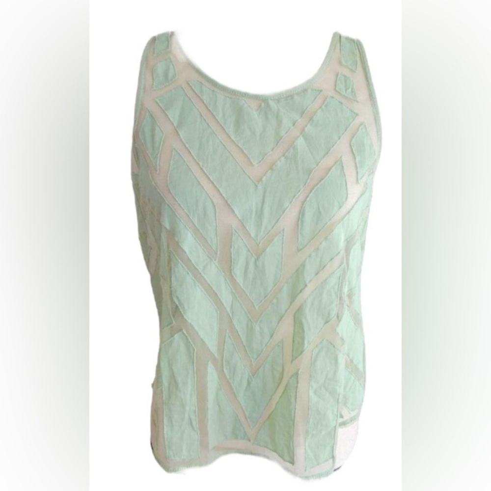 Free people Caged Cutout Ginger Tank  sage green small - Picture 4 of 4